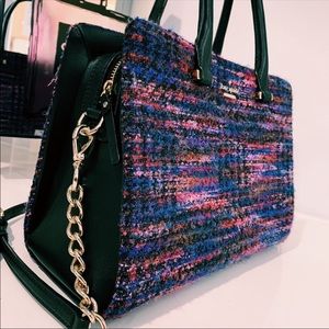 COLORFUL TWEED KATE SPADE BAG